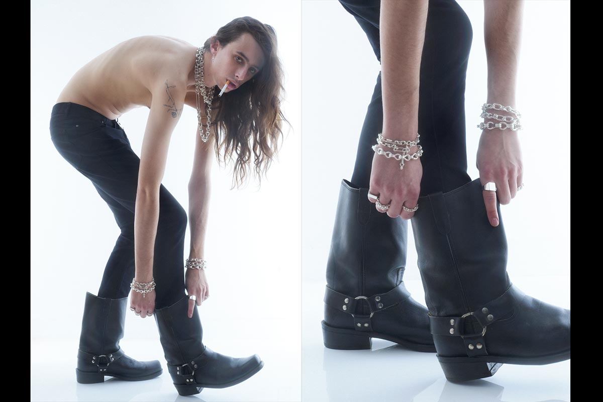 HEAVY METALS - JOHNNY VALENTINE CHAINS ARLO WINOKUR JOHNNY VALENTINE CHAINS RESERVED SPREAD3F