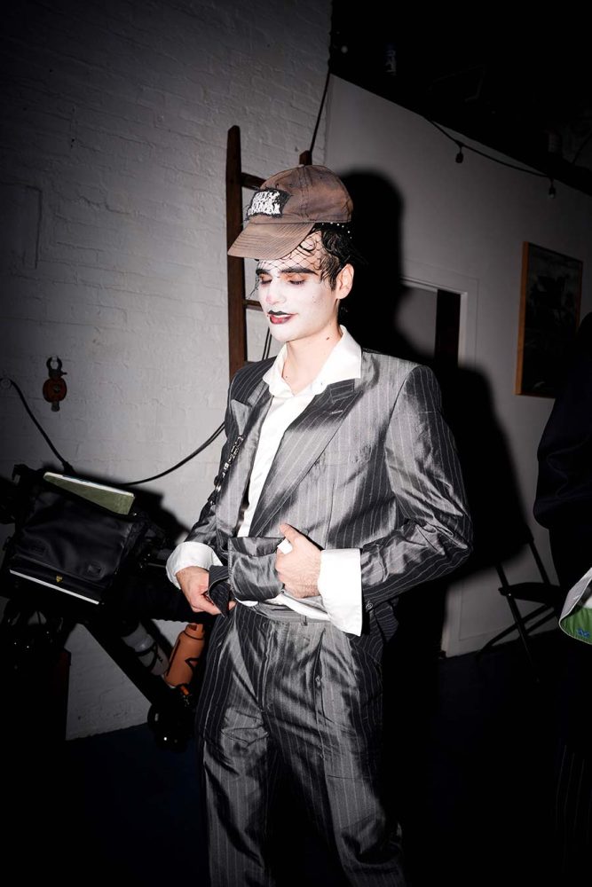 "FASHION POLICE" - LE BANG Behind the scenes image from the Le Bang "Fashion Police" video shoot. Photography by Layla Blue Rudolph. Photo #11.