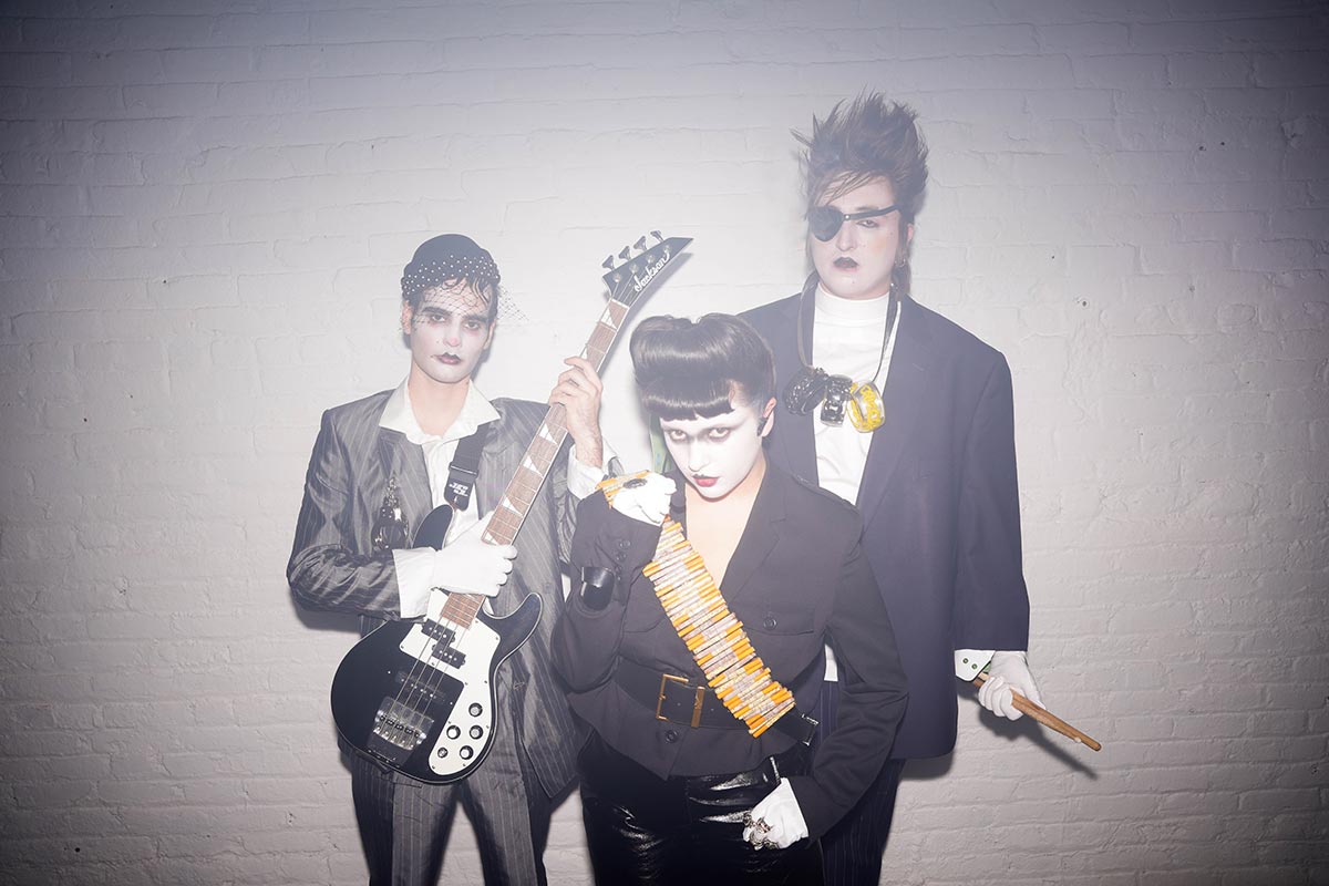 "FASHION POLICE" - LE BANG Behind the scenes image from the Le Bang "Fashion Police" video shoot. Photography by Layla Blue Rudolph. Photo #3.