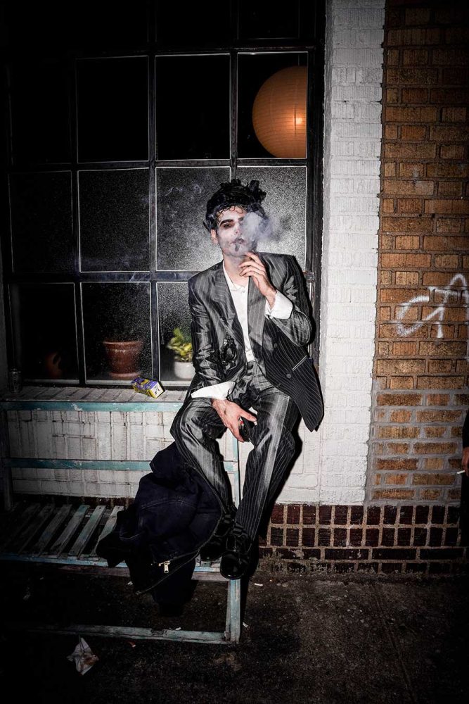 "FASHION POLICE" - LE BANG Behind the scenes image from the Le Bang "Fashion Police" video shoot. Photography by Layla Blue Rudolph. Photo #8.