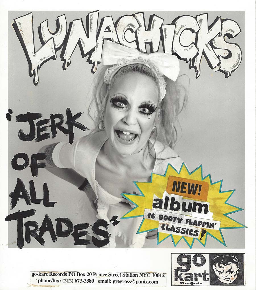 "PRETTY UGLY" - LUNACHICKS LUNACHICKS ALBUM COVER MICHAEL LAVINE