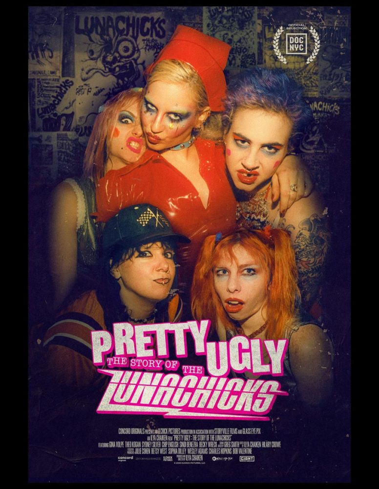 Home Lunachicks "Pretty Ugly" documentary poster. Reserved magazine.