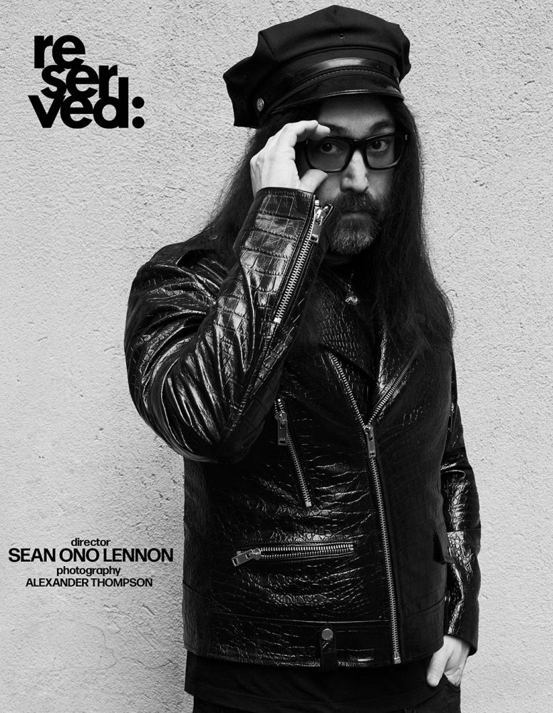 Home Director Sean Ono Lennon photographed in New York City. Photography by Alexander Thompson. Digital cover.