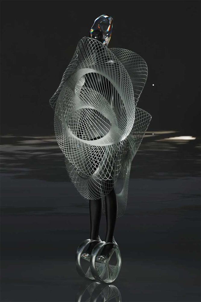 SEAN ONO LENNON - "threeASFOUR: FULL CIRCLE" threeASFOUR Digital Couture 2022. Image 6.