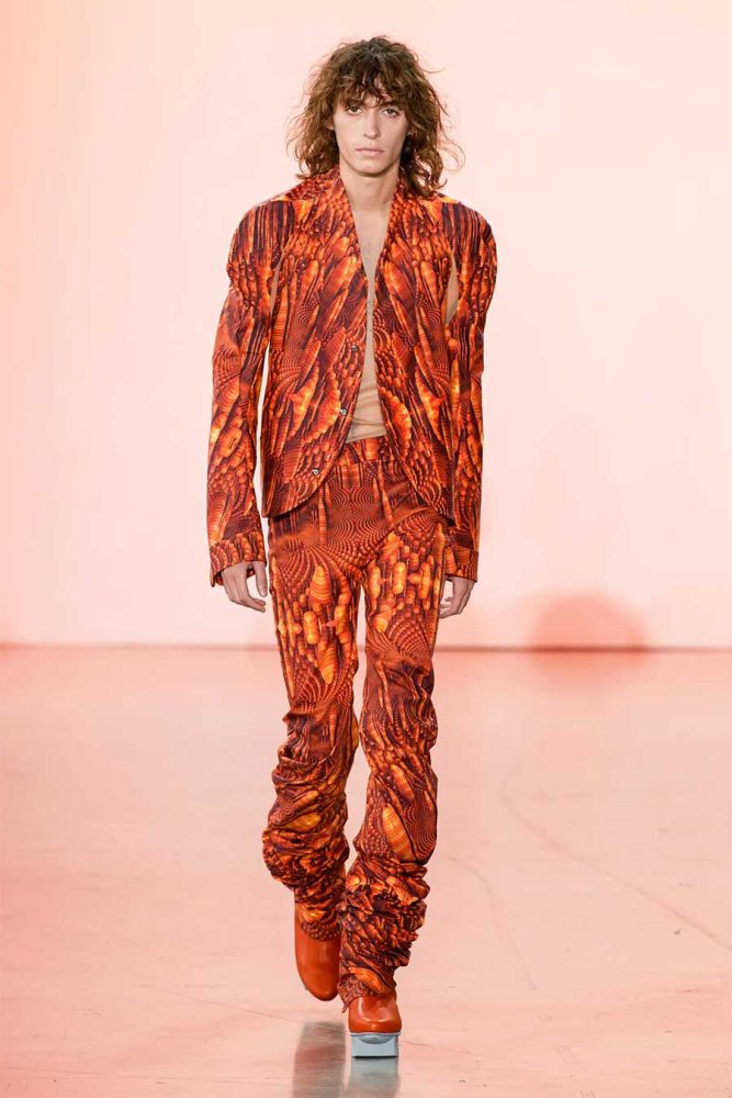 SEAN ONO LENNON - "threeASFOUR: FULL CIRCLE" threeASFOUR Spring Summer 2022. Photography by Randy Brooke. Image 12.