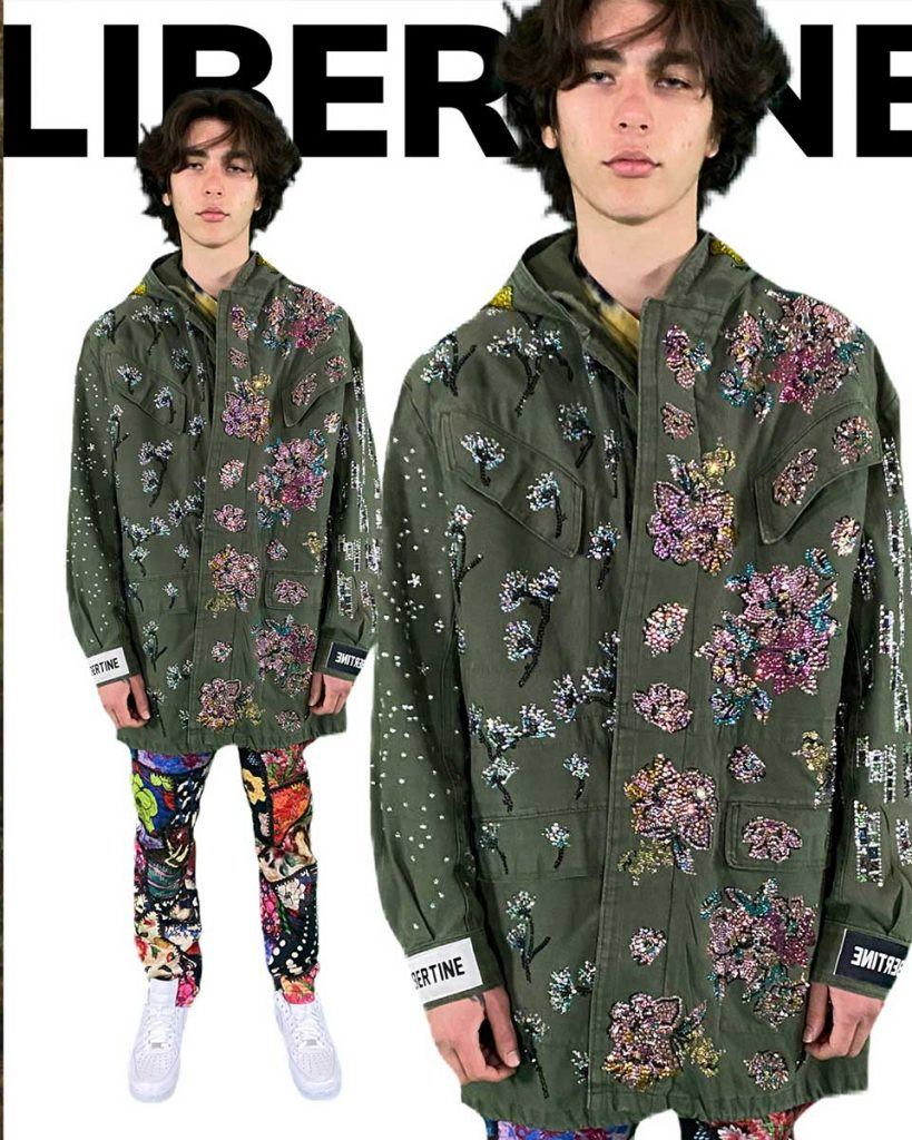 Libertine for Fall2021 - Look #18. Reserved magazine.