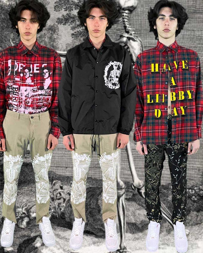 Libertine for Fall2021 - Look #32. Reserved magazine.