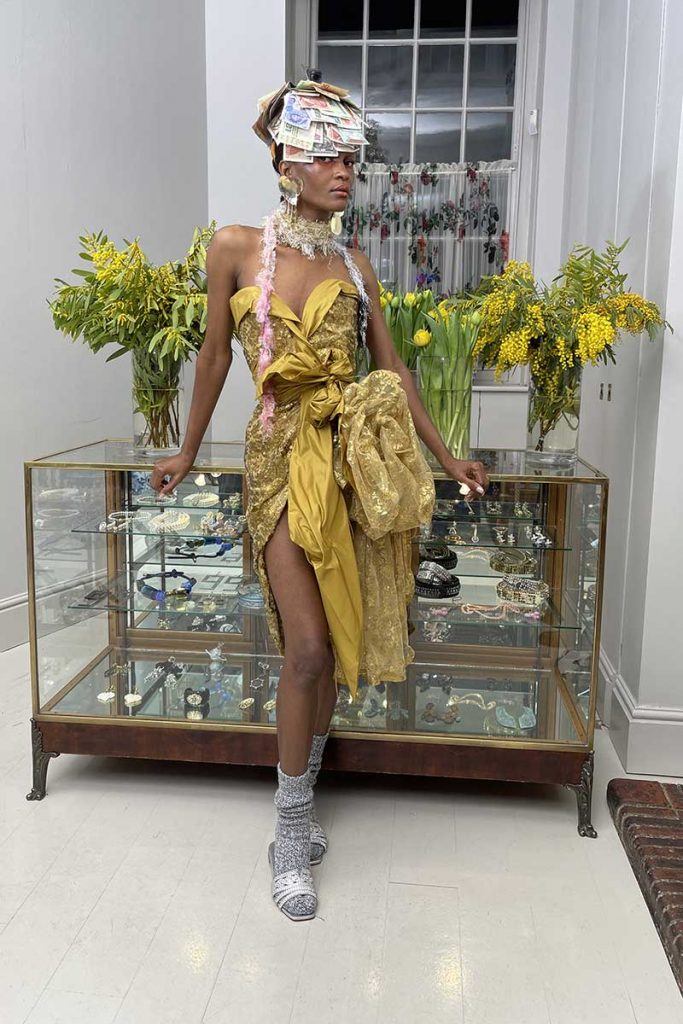 Andreas Kronthaler for Vivienne Westwood Autumn-Winter 2021-22 - Look #28. Reserved magazine.
