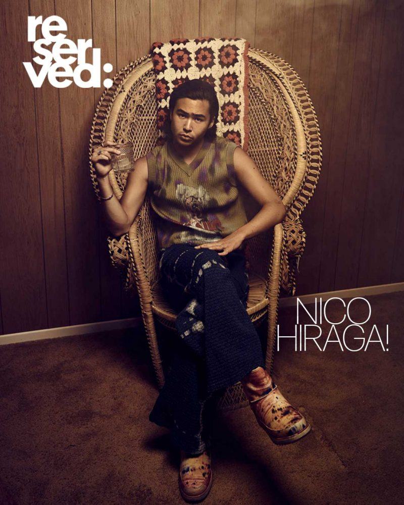 Digital cover - actor Nico Hiraga for Reserved magazine.