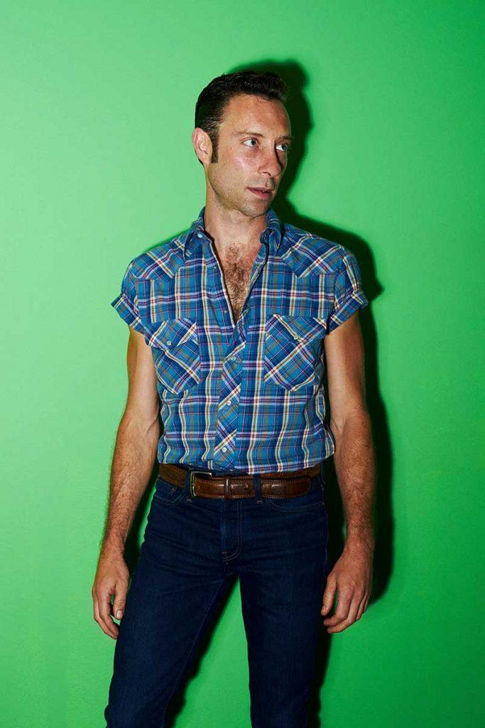 Bassist Jared Swilley from Black Lips for Reserved magazine. Photography by Alexander Thompson. Image #3.