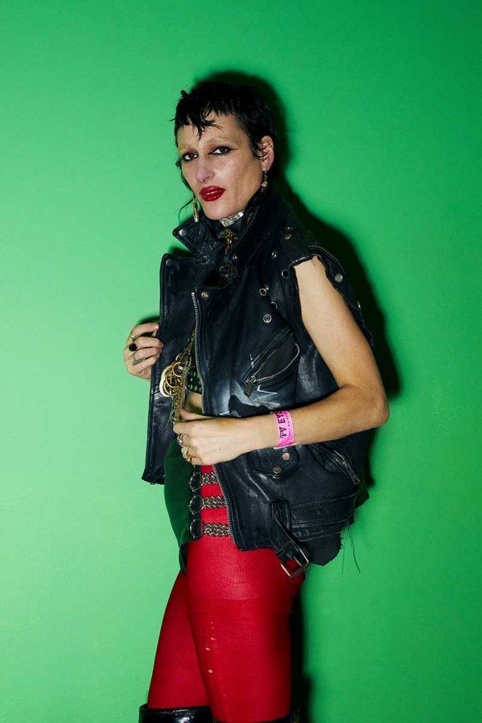 Saxophonist Zumi Rosow from Black Lips for Reserved magazine. Photography by Alexander Thompson. Image #15.