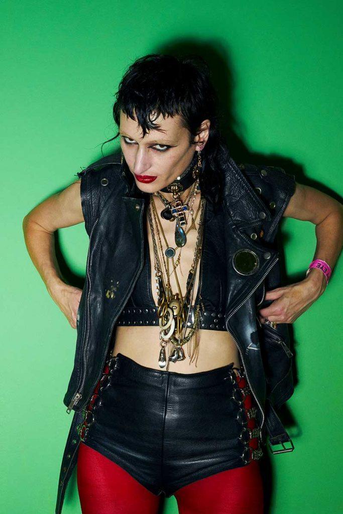 Saxophonist Zumi Rosow from Black Lips for Reserved magazine. Photography by Alexander Thompson. Image #18.