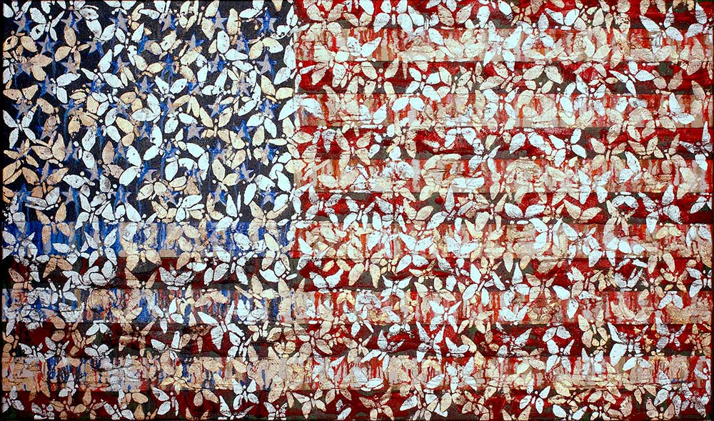 American Flag by artist Neil Grayson in Reserved magazine Issue #5.