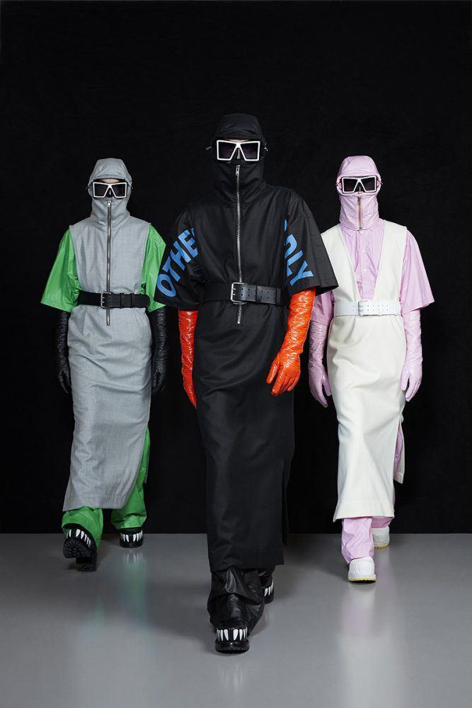 Walter Van Beirendonck Autumn/Winter 2022-23 men's collection. Look 11. Reserved magazine.