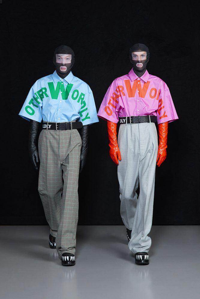 Walter Van Beirendonck Autumn/Winter 2022-23 men's collection. Look 28. Reserved magazine.