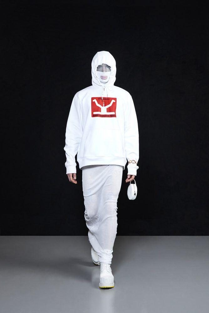 Walter Van Beirendonck Autumn/Winter 2022-23 men's collection. Look 32. Reserved magazine.