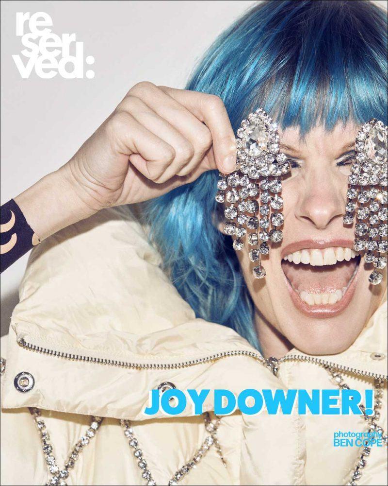 Musician Joy Downer photographed by Ben Cope for Reserved magazine. Cover 1.
