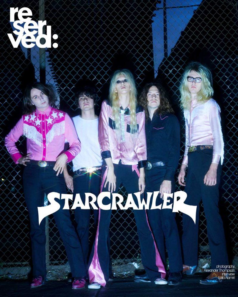 Starcrawler digital cover - Reserved magazine. Photography by Alexander Thompson.