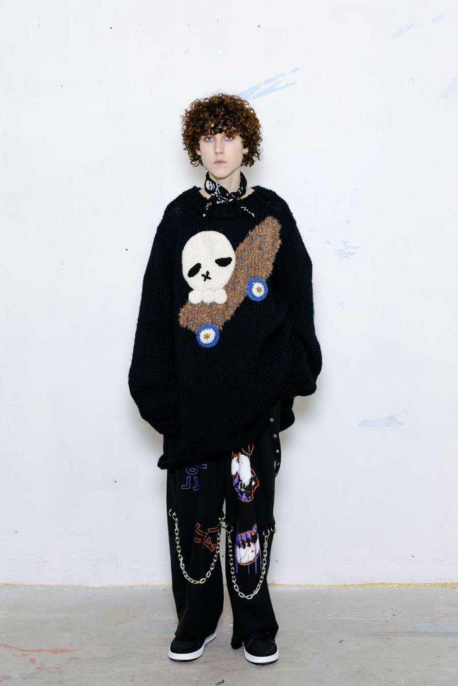 The KIDILL FW 2023-24 collection shown during Paris Fashion Week. Look 2. Reserved magazine.