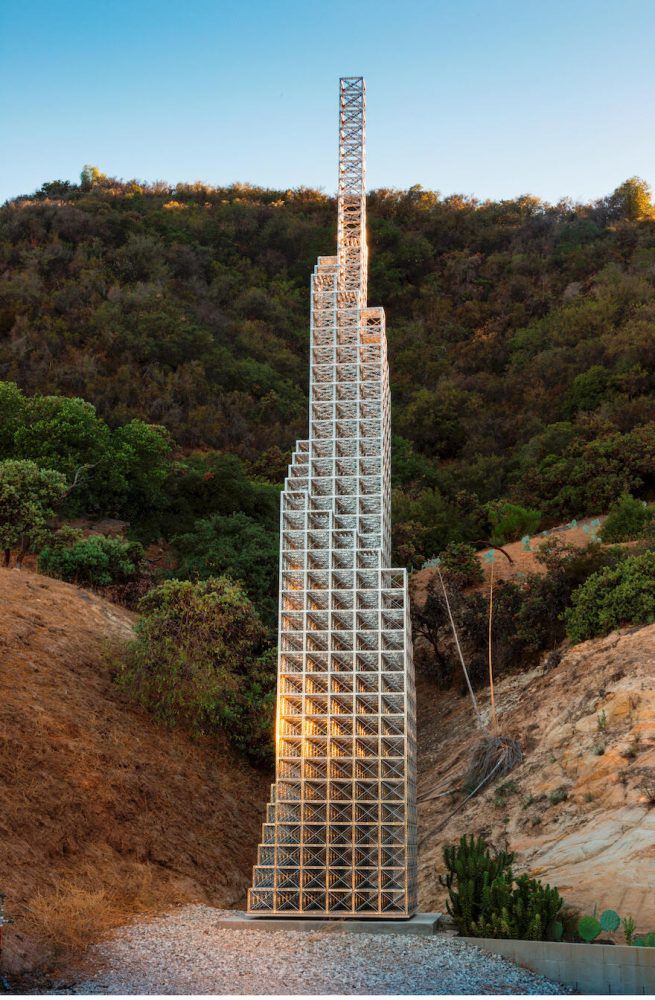 Chris Burden 40 Foot Stepped Skyscraper 2011