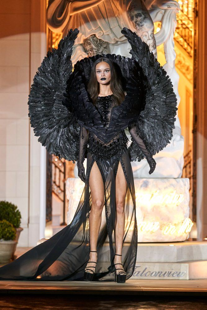 Philipp Plein Oscar's Runway Show Look 17 Angel Bel Air