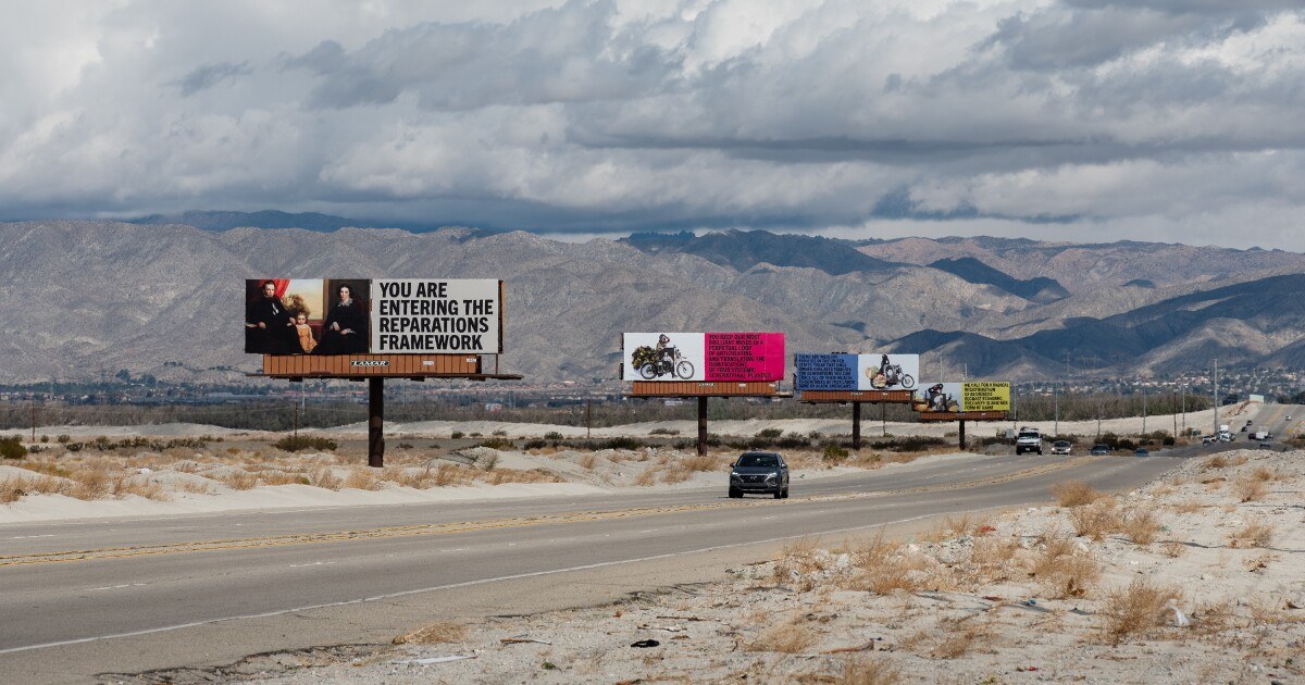 billboard signs in the desert palm springs