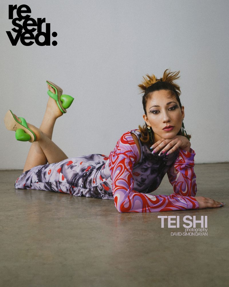 tei shi reserved magazine cover shot by david simon dayan styled by bj panda bear