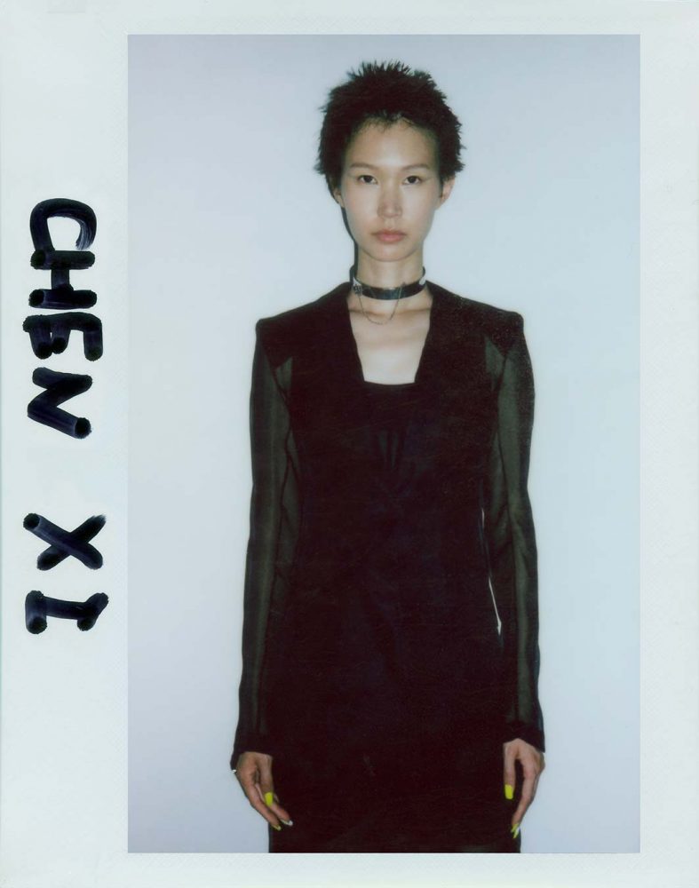 Model Chen Xi wearing SHAO 2024 collection. Photographed by Alexander Thompson for Reserved magazine.