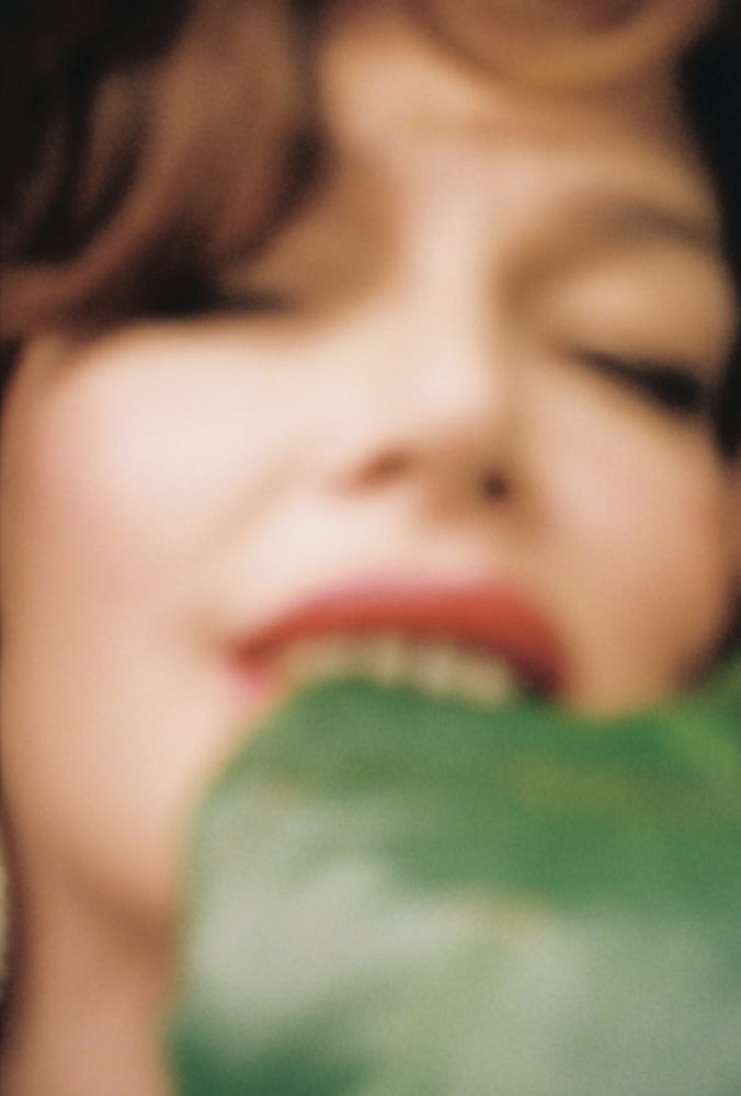 Paz De La Huerta for Reserved Magazine Shot by Dana Boulos Styled by BJ Panda Bear close up