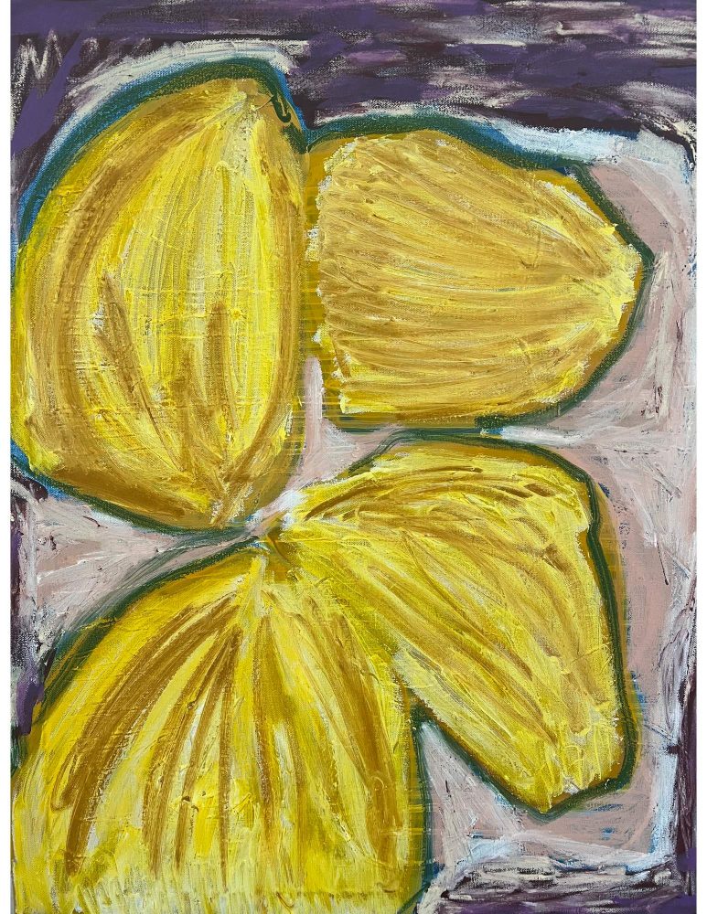 Breaking open yellow 30 x 24