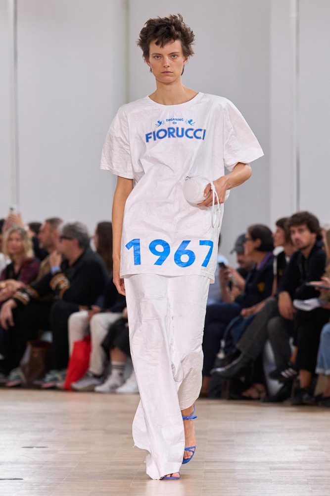 The Fiorucci Spring Summer 2025 collection. Look 28.