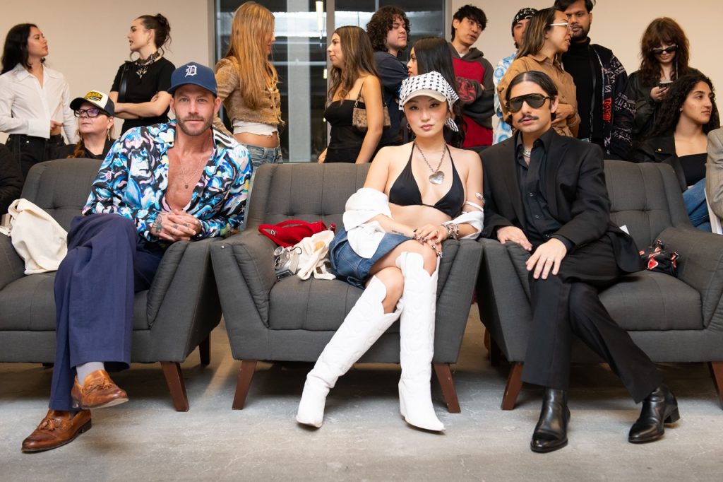 Johnny Wujek, Mark Indelicato, and Poppy Liu  awarded the student collection Cloudz by Jay Tryon with $5,000