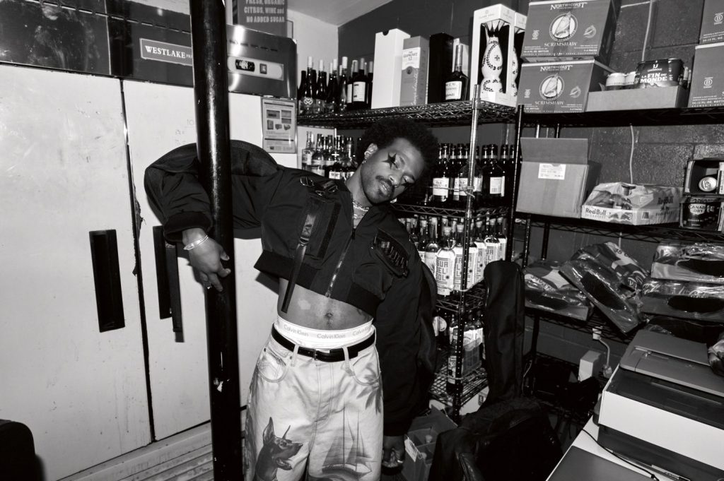 Reserved Magazine DUCKWRTH JESSE LIROLA Luca Kingston Amanda Lim cover Duckwrth wears NAMILIA jacket, RHUDE shorts, and DAVID YURMAN jewelry.