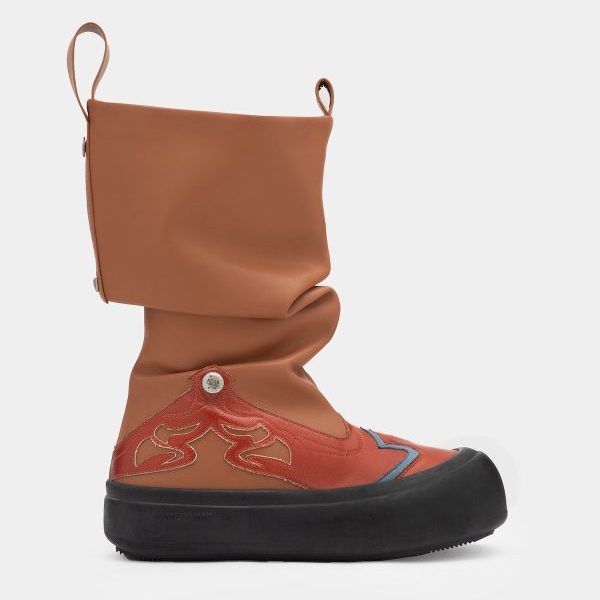 YUME YUME x ADSB Andersson Bell boots brown red