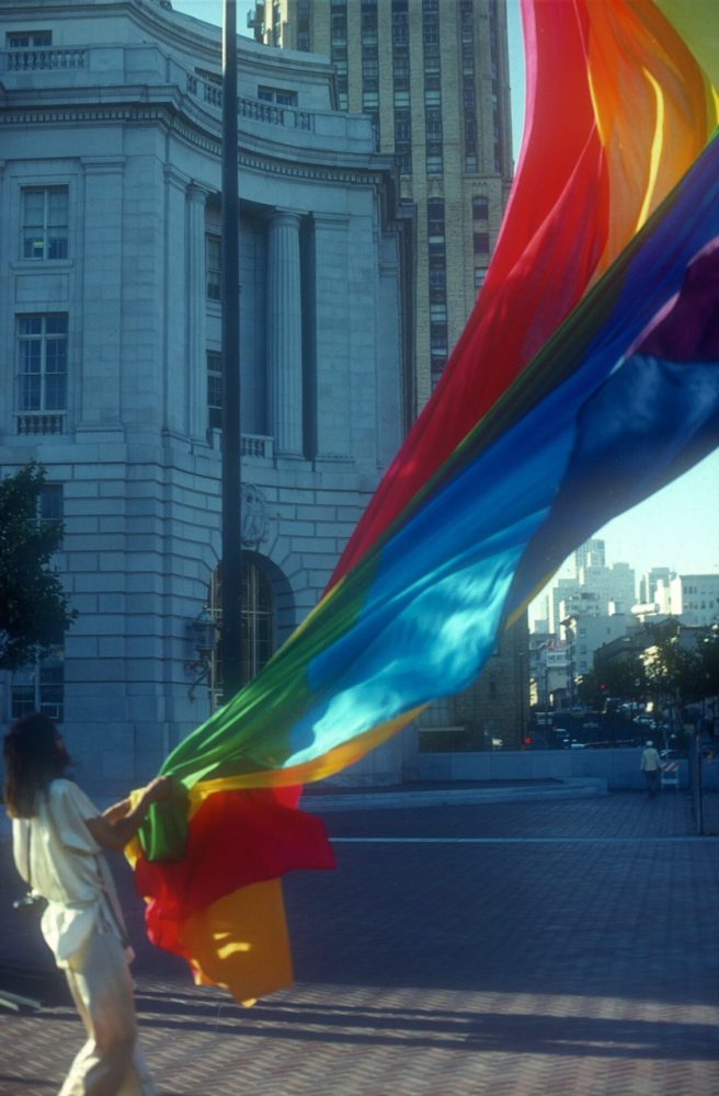 Gilbert Baker, The First Pride Flag (1978), 2025, Archival Pigment Print, Signed 40 x 26.5 cm