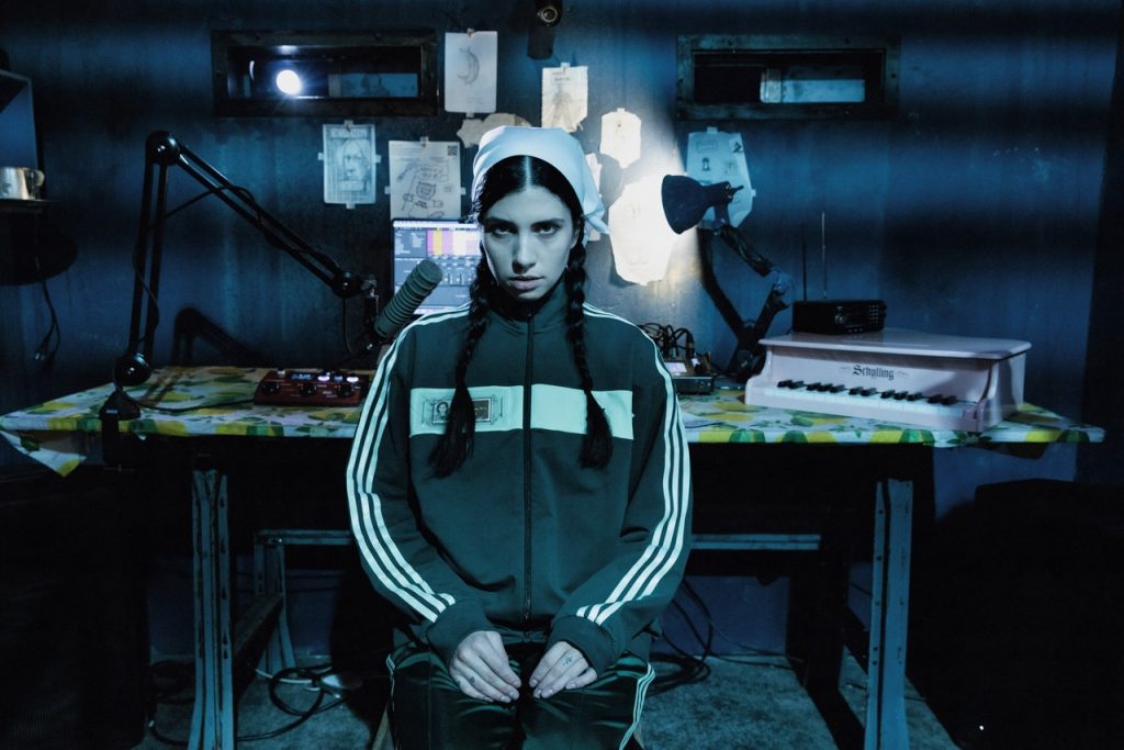 Nadya Tolokonnikova POLICE STATE 2025. Performance documentation from The Geffen Contemporary at MOCA. Image by Yulia Shur courtesy of MOCA 11 1024x683