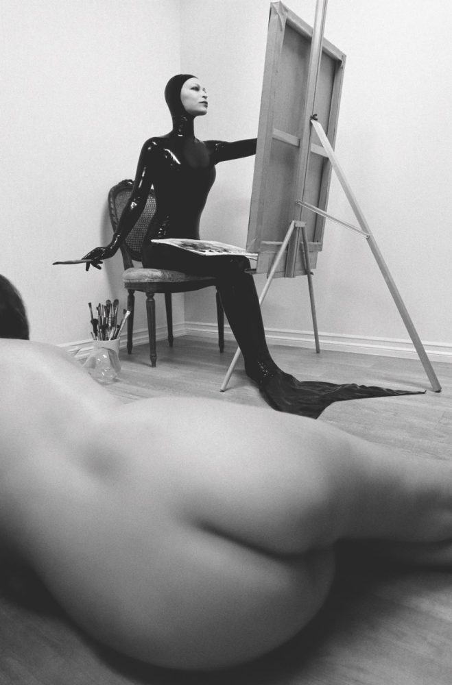 Nicolette Mishkan | Slow Motion Siren Sex Nicolette Mishkan in her studio. Photo by Nicolette Mishkan, retouch by Danny Faria