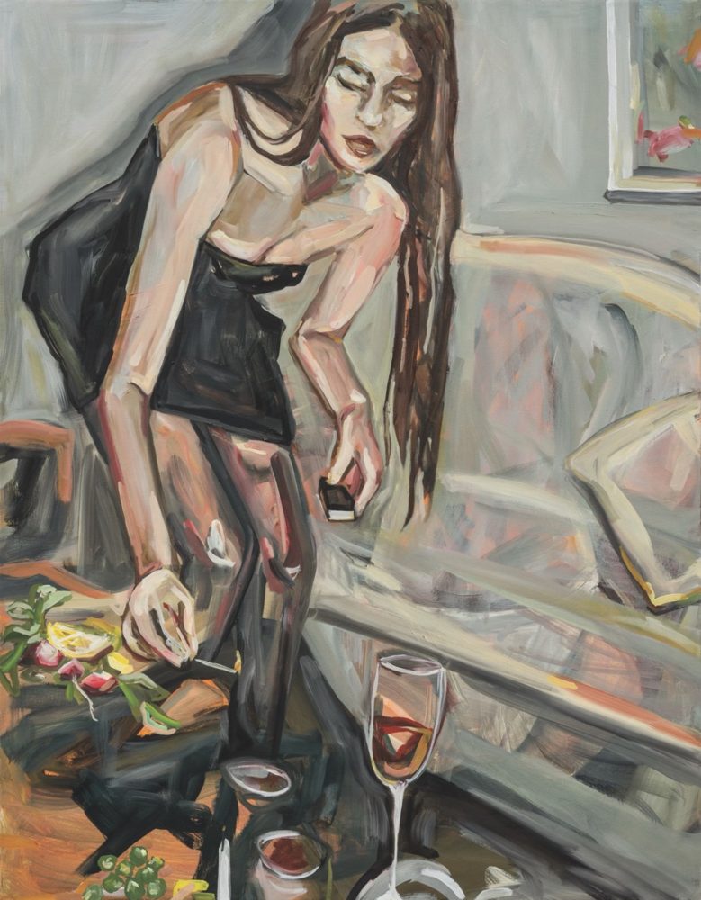 Avery Wheless, Already Ahead of You, 2023 Oil on canvas 50 x 38 in Image courtesy of the Artist and OCHI. Photo by Danny Bowman.