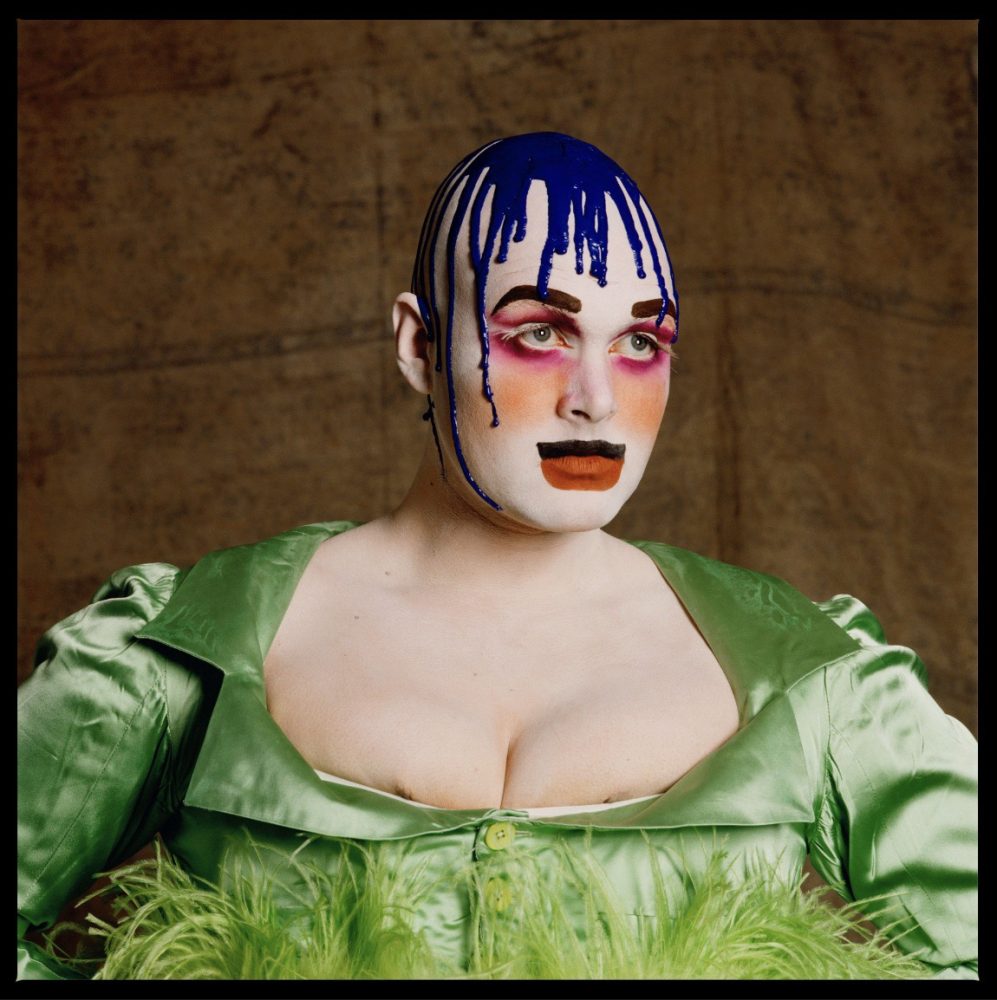 Fergus Greer, Leigh Bowery Session 1 Look 2 1988 ©Fergus Greer. Courtesy Michael Hoppen Gallery.