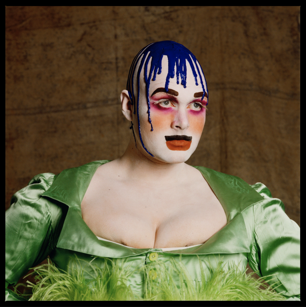 Fergus Greer, Leigh Bowery Session 1 Look 2 1988 ©Fergus Greer. Courtesy Michael Hoppen Gallery.