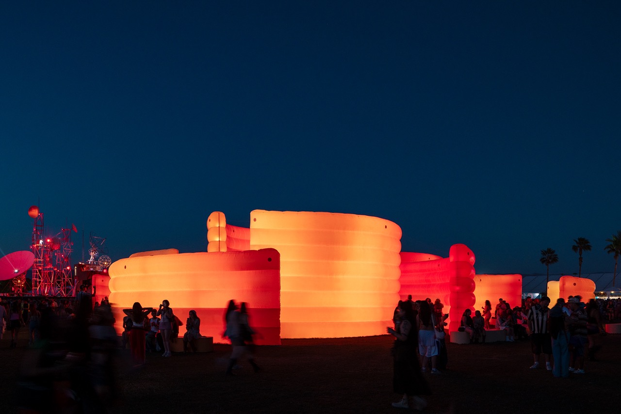 The Art of Coachella 2026 | Monuments of Comfort Reserved Magazine Lance Gerber Sabine Large night