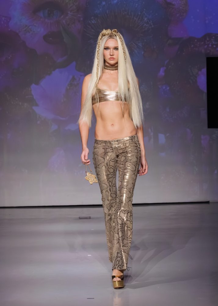 Nikita’s Debut Reinvents Nostalgia mini bra gold blue dress 1 Photo courtesy NIKITA.