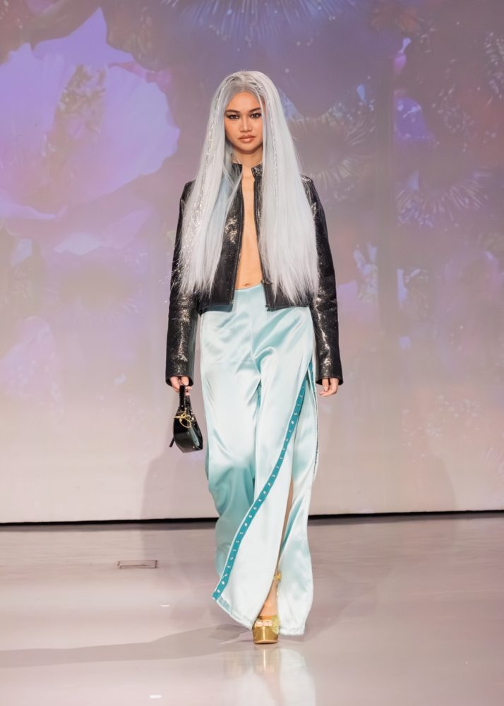 Nikita’s Debut Reinvents Nostalgia black and blue dress 1 Photo courtesy NIKITA.